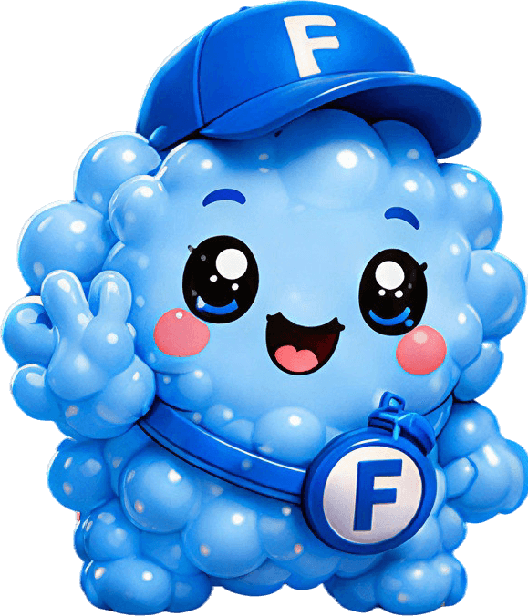 Bubbles, one of the five Foamkins