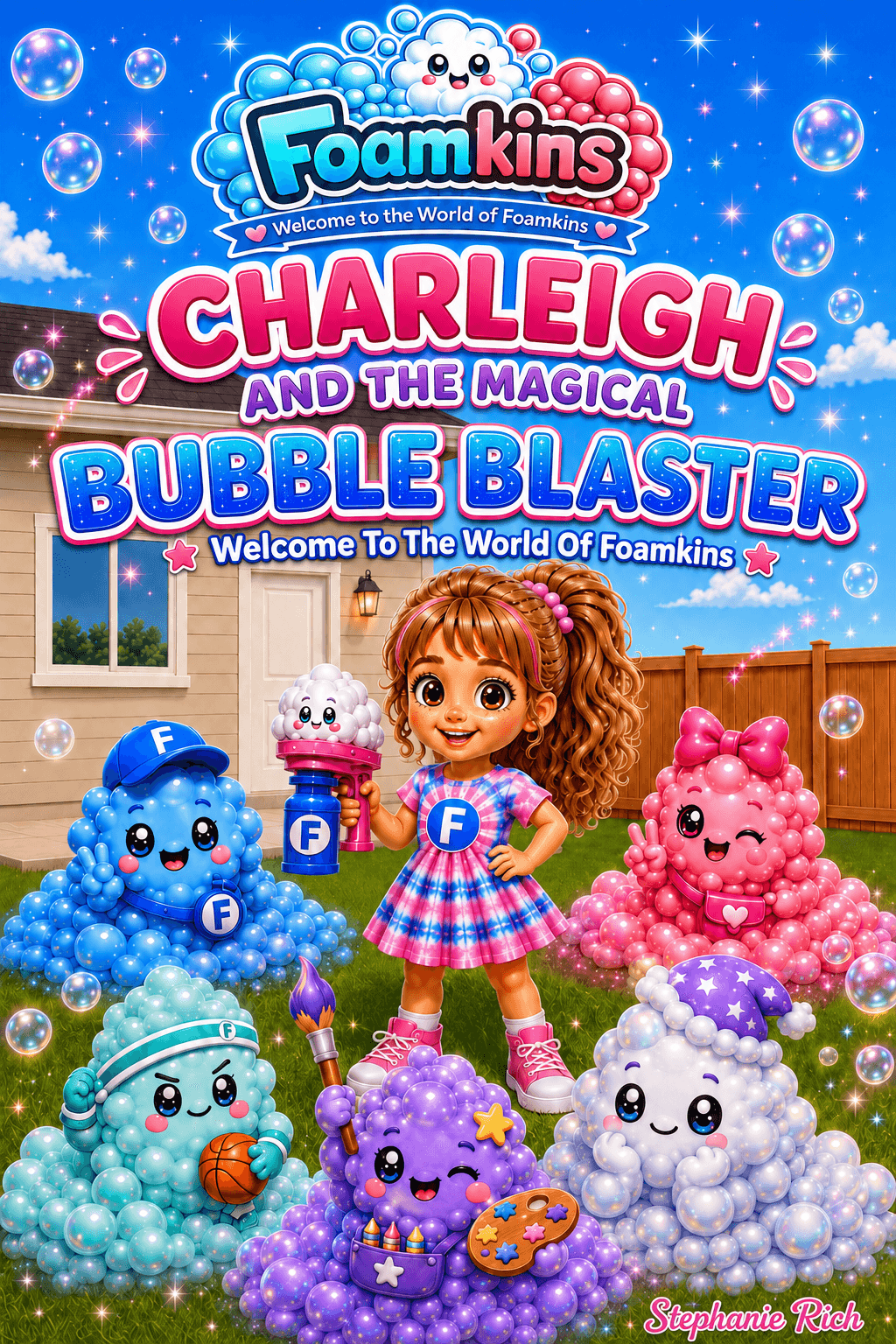 Book 1 cover: Charleigh and the Magical Bubble Blaster